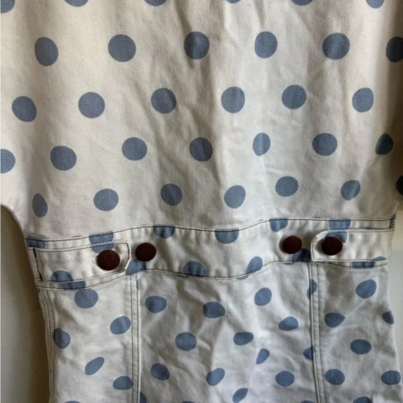 Billabong White and Blue Ruched Sundress - Picture 6 of 6